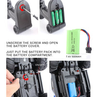 RC Car for Kids, 4WD Buggy Alloy, High Horsepower, Climbing, Rechargeable, Drop Resistant, Toys for Boys, Racing