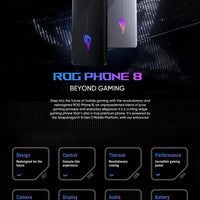 ROG Phone 8 5G Gaming Smartphone Snapdragon 8 Gen 3 AMOLED 165Hz ASUS Android Mobile for Gamers