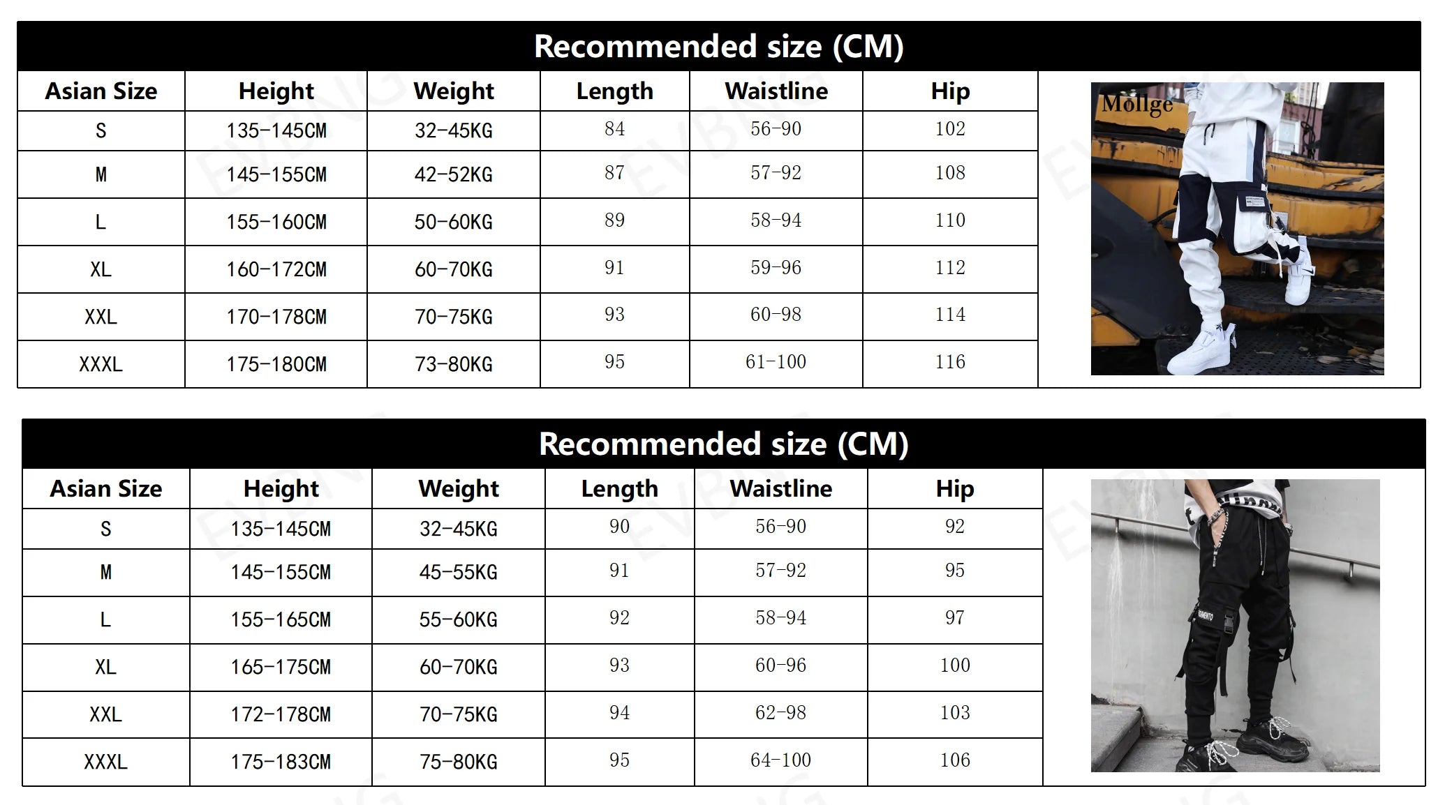 Joggers Cargo Pants for Men Casual Hip Hop Hit Color Pocket Male Trousers Sweatpants Streetwear Ribbons Techwear Pants