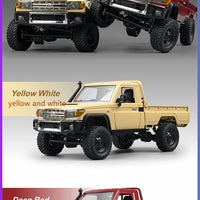 Rc Car MN82 1:12 Retro with LED Lights, Full Scale Analog LC79, Professional Four-wheel Drive Truck, Toy Truck Model RC