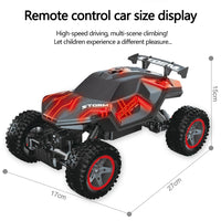 1:16 RC Car  2.4G Four Wheel Drive High-Speed Remote Control Drift Racing Car With LED Lights 4WD RC Car Model Toys for Boys Kid