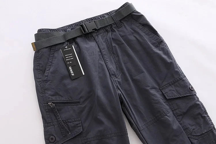 Men's Winter Cargo Pants Double Layer Fleece Warm Thick Camouflage Tactical Cotton Long Trousers Men Baggy Casual Cotton Pants