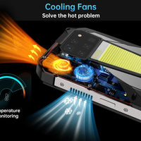 Unihertz Tank 3 Pro 8849 with 100 Lumens 120Hz Projector ,32GB/36GB RAM,512GB ROM,23800mAh 120W Fast Charger,5G,200MP Camera