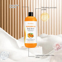Persimmon Body Wash Remove Dirt Sweat Eliminating Odor Oil Control Exfoliating Smoothing Softening Lasting Aroma Foam Shower Gel