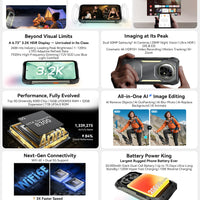 【World premiere】Blackview XPLORE 2 Rugged Phone 5G 6.73” 3.2K AMOLED Display 20000mAh MediaTek Dimensity 8300 120W Charger