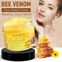 YUITIKUE Bee Venom Face & Neck Cream 120g - Plant-Based Formula, Moisturizing & Lifting, Fast Absorption, Day & Night Care