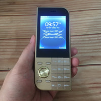 2025 New Push Button Mobile Phone 2.8' Three SIM 3SIM Bluetooth Flashlight MP3 Wireless FM Camera Vibration BigHorn CellPhone