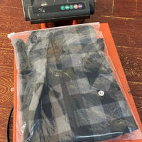 Men's New Plaid Hooded Sweater Long Sleeve Casual Thin Jacket Stand Hooded Shirt European Style Fashionable Outwear