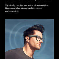 AI Smart Glasses with HD Camera for Photos Videos Hands-Free Vlog Recording Camera Glasses Audio for Driving Outdoor Sunglasses