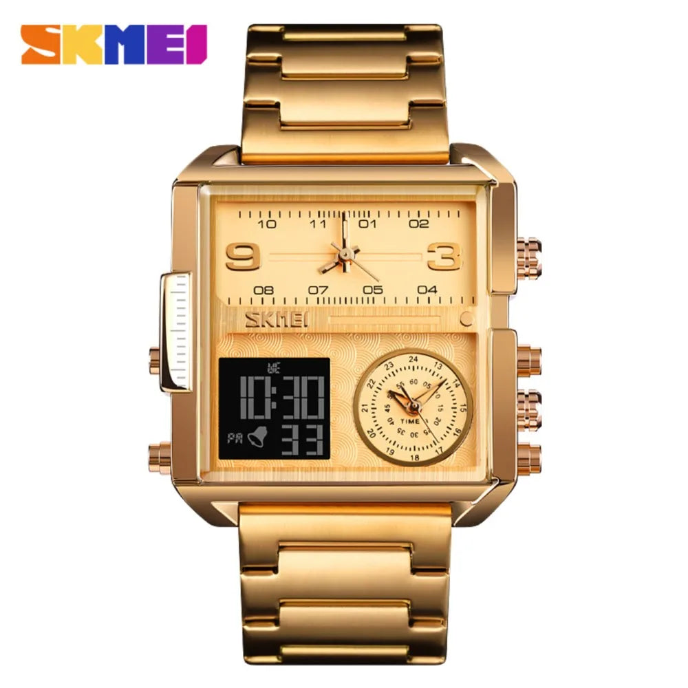 SKMEI Sports Watch Men Top Luxury Brand Waterproof Wristwatch Men Quartz Analog Digital Watches Relogio Masculino