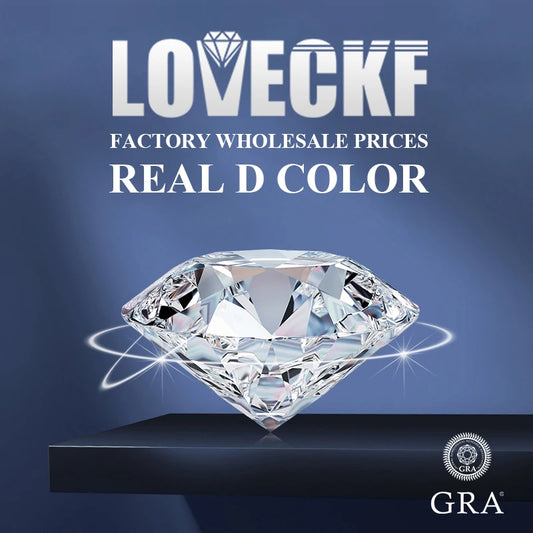 Premium D Color Moissanite Stone with GRA Certificate 0.1-10.0ct Moissanita Loose Gemstones Pass Diamond Tester Wholesale Prices