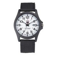 Men Genuine XINEW Brand Watches Students Fashion Casual Nylon Band Sports Army Gifts Date Quartz Wrist Watch Black Montre Homme