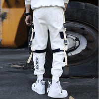 New Streetwear Men's Multi Pockets Cargo Harem Pants Hip Hop Casual Male Track Pants Joggers Trousers Fashion Harajuku Men Pants