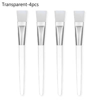 12/6/2pcs Facial Mask Brushes Set Face-Mask Applicator Soft Facial Application Brush with Clear Plastic Handle for Skin Care