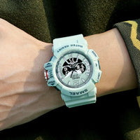 SMAEL Sport Watch for Men Waterproof Wristwatches Student Dual Display Digital Multi-function Stopwatch Clocks 8065 Male Watches