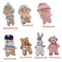 Para 15-17cm Labubu V1 V2 Idol muñeca traje sombrero monos ropa regalo Mini ropa de muñeca de peluche accesorios de atuendo