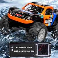 RC Off Road Car 1/14 Stunt Vehicle 4WD Remote Control Amphibious Waterproof Pickup Truck Climbing Car RTR Model Toys for Boys