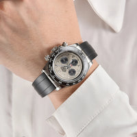 39.3mm VK63 Men's watch Arabian Dial customized Men's watch Luxury Quartz watch man VK63 Sport Chronograph Sapphire Glass watch