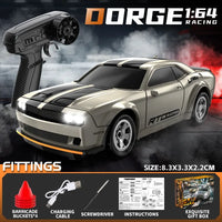 Rc Drift Car Full Scale 1:64 Mini Remote Control Car High-Speed Racing Car Model