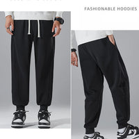 Spring Men's Jogger Pants Elastic Sport Sweatpants Big Size Plus Large 6XL 7XL 8XL Casual Fashion Grey Calf Trouser Autumn Cargo
