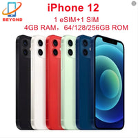 Original CN&US Version iPhone 12 5G 6.1" Super OLED RAM 4GB ROM 64/128/256GB A14 Bionic Face ID NFC Genuine iPhone12 2Sims&1sim
