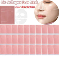 Bio Collagen Face Mask Shrink Pores Deep Hydrating Moisturizing Split Mask Firming Nourish Hydrating Face Mask Beauty Skin Care