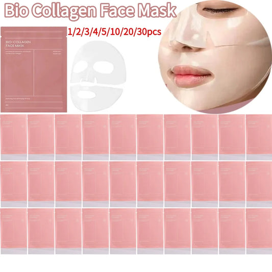 Bio Collagen Face Mask Shrink Pores Deep Hydrating Moisturizing Split Mask Firming Nourish Hydrating Face Mask Beauty Skin Care