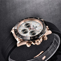 40mm New V2 PAGANI DESIGN Men's Quartz Watches Sapphire Retro Chronograph Stainless Steel Waterproof Watch Men Relogio Masculino