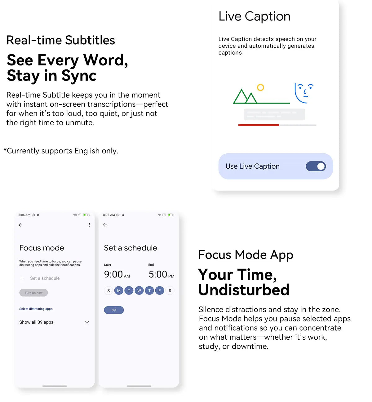 Blackview SHARK 6 AI Smartphone Android 15 Unisoc T8100 5G Mobile Phone 6.88'' Display 120Hz,  8+16GB RAM,128GB+2TB ROM, 5000mAh