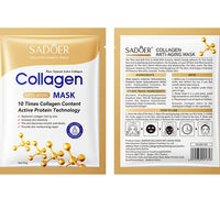 30pcs SADOER Collagen Anti-aging Face Mask Moisturizing Anti-Wrinkle Brightening skincare Sheet Facial Masks Skin Care
