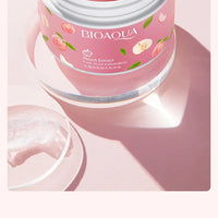 BIOAQUA Honey Peach Exfoliating Facial Cream Scrub Exfoliant Body Scrub Moisturizing Nourishing Exfoliator Face Cream Skin Care