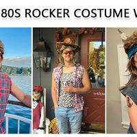 Mullet Wigs for Men Synthetic 70s 80s Costumes Mens Black Fancy Party Accessory Cosplay Hair Wig