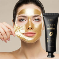 LAIKOU Sakura 24K Gold Peeling Face Mask Anti Wrinkle Whitening Acne Blackhead Removal Facial Tear Off Mask Skin Care Products