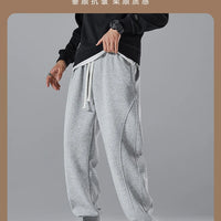 Spring Men's Jogger Pants Elastic Sport Sweatpants Big Size Plus Large 6XL 7XL 8XL Casual Fashion Grey Calf Trouser Autumn Cargo