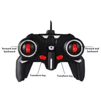 Electric RC Car 2 In 1 Transformation Robots Sports Vehicle Model Robots Boys Toys Remote Cool RC Deformation Cars Kid Toy Gifts