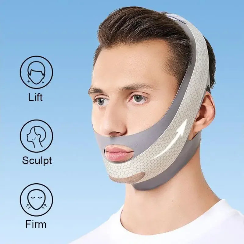 Double Chin Face Mask Facial Thin Face Mask Slimming Bandage Skin Care Belt Shape Lift Reduce Face Thinning Slimmer For Men