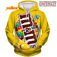 Men's Novelty Food Hoodie 3D Print Pullover Unisex Casual Sweatshirt