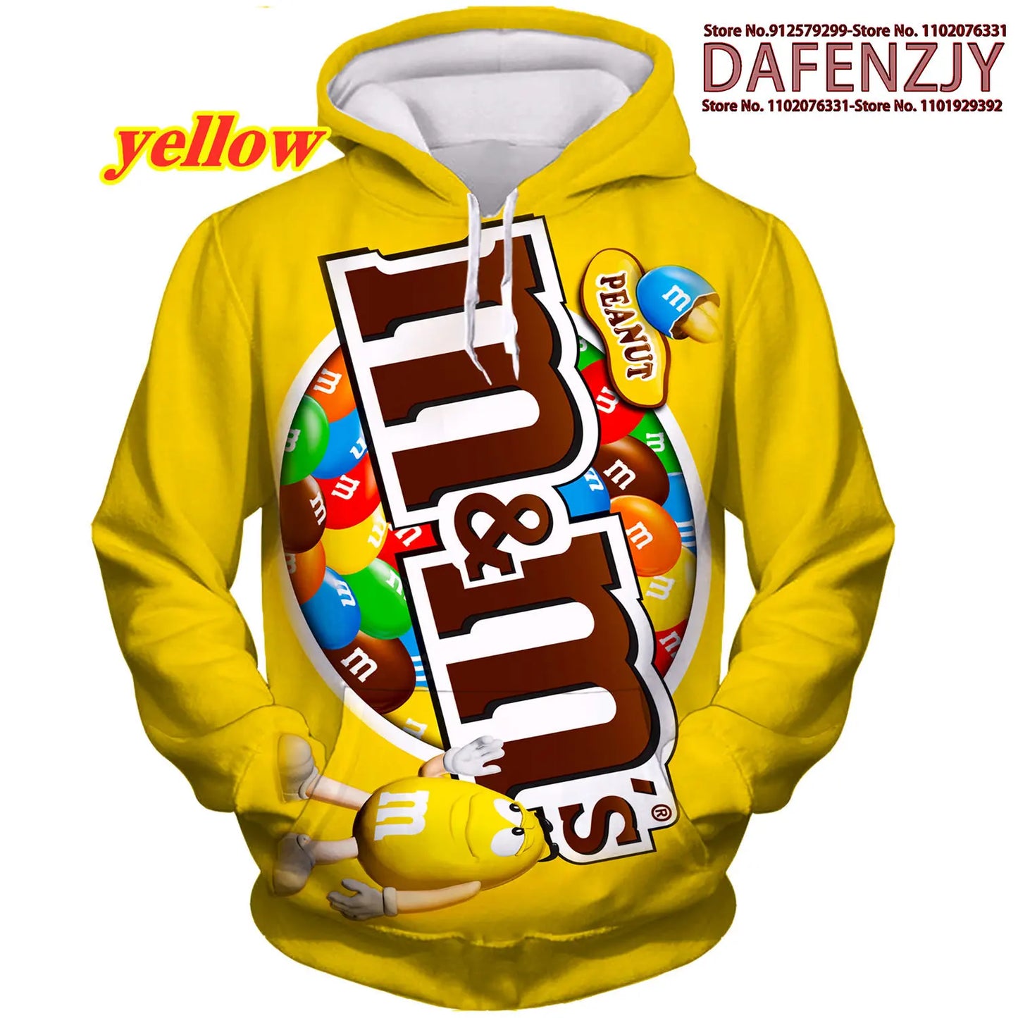 Men's Novelty Food Hoodie 3D Print Pullover Unisex Casual Sweatshirt