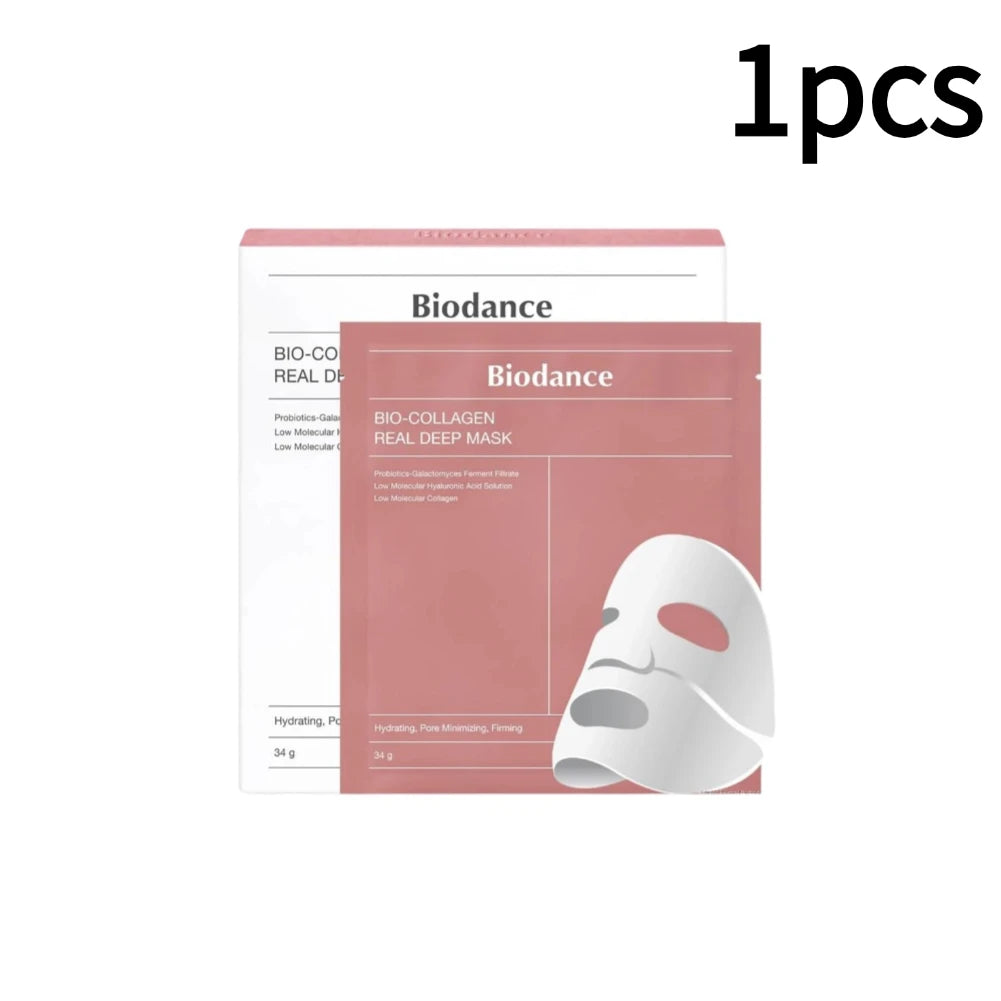 Bio Collagen Face Mask Shrink Pores Deep Hydrating Mask Biodance Collagen Cotton Tablets Moisturizing Nourishing Skin Care