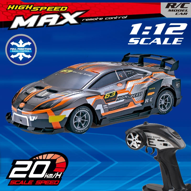 RC Car for Kids, 4WD Buggy Alloy, High Horsepower, Climbing, Rechargeable, Drop Resistant, Toys for Boys, Racing