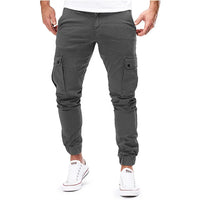 Men Pants Thin Fashion Casual Jogger Pants 2020 Streetwear Cargo Pants Men's Multi-pockets Trousers Fitness Gyms Sweatpants Mens