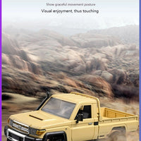 Rc Car MN82 1:12 Retro with LED Lights, Full Scale Analog LC79, Professional Four-wheel Drive Truck, Toy Truck Model RC