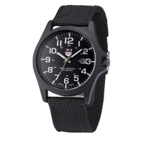 Men Genuine XINEW Brand Watches Students Fashion Casual Nylon Band Sports Army Gifts Date Quartz Wrist Watch Black Montre Homme