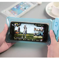 Waterproof Swimming Mobile Phone Cases Macron AirBag Hanging Neck Cases Diving Skiing Universal Phone Bag for All Phones 7 Inch