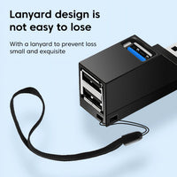 Elough HUB USB Type C High Speed Cable Splitter USB 3.0 Multipuertos HUB Adapter Extender For PC Portable USB Disk Card Reader