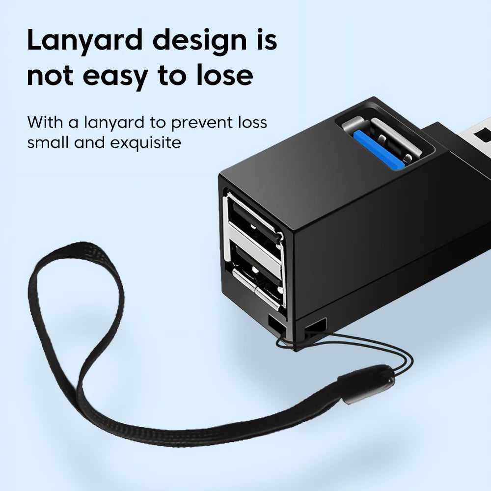 Elough HUB USB Type C High Speed Cable Splitter USB 3.0 Multipuertos HUB Adapter Extender For PC Portable USB Disk Card Reader