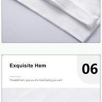 Men's 230g Heavy Cotton Short-sleeved T-shirt Men Pure Cotton Loose Solid Color Bottoming Shirt Trendy Man T-shirt Tops Clothes