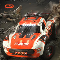 Rc Car Off Road 4x4 50km/h Or 75km/h High Speed Brushless Motor Monster Truck 1/16 Desert/Snow Racing Drift Cars Toys For Boys