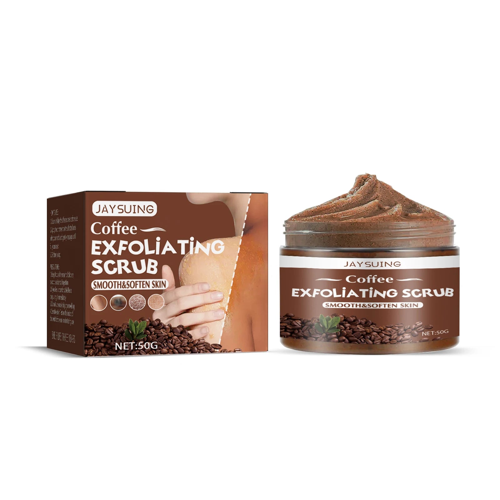 Coffee Scrub Body Exfoliating Black Pigment Cleansing Elbow Underarm Knee Reduces Rough Dull Dead Skin Scrub Cleansing Cream