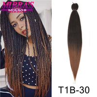 Easy Jumbo Braids Hair Extensions Pre Stretched Braiding Hair Afro Synthetic Hair Strand Braid Hot Water Set 12/16/26/30/36 Inch